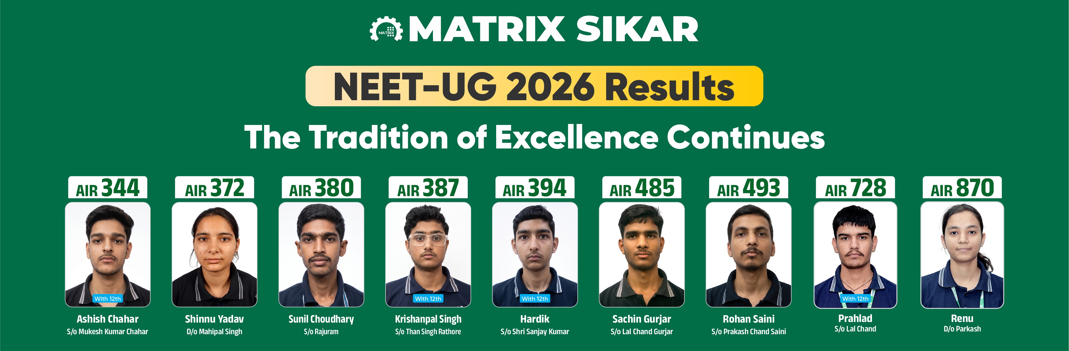Result Banner
